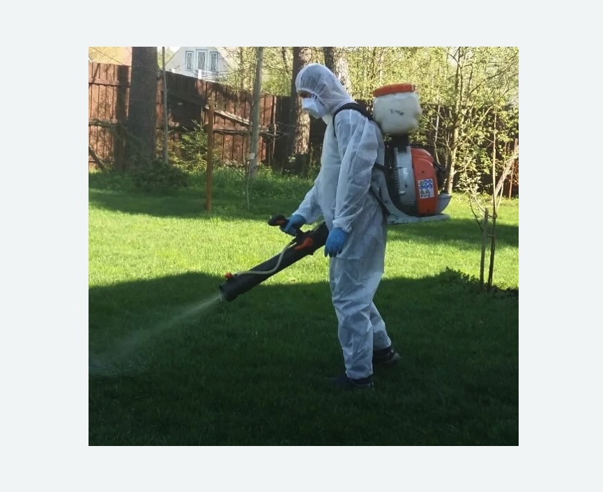 Обработка территории от клещей в Ефимовском
