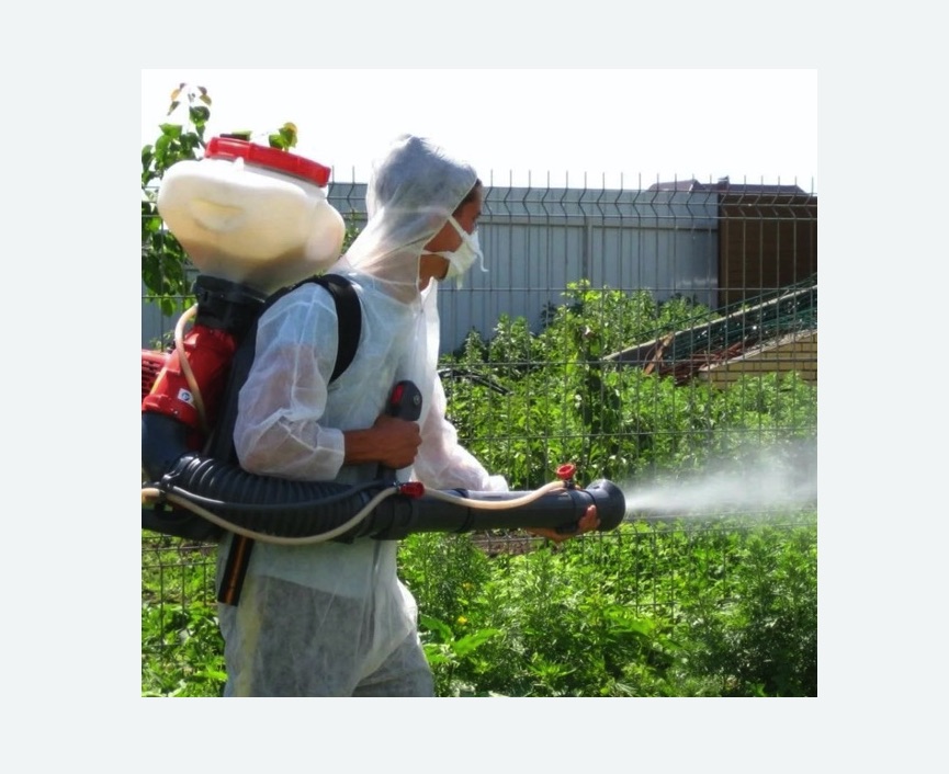 Акарицидная обработка территории в Ефимовском